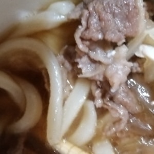 ☆★すき焼き風肉うどん♪★☆